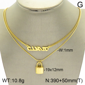 Stainless Steel Necklace  2N2003356bvpl-395