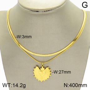 Stainless Steel Necklace  2N2003361vbpb-395