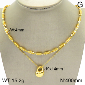 Stainless Steel Necklace  2N2003363ahjb-395