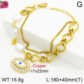 Fashion Copper Bracelet  F2B300514ahjb-J119