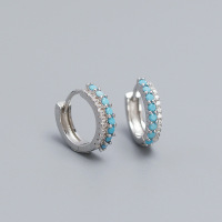 925 Silver Earrings  WT:1.92g  12*3.1mm  JE5053aini-Y05   YHE0591
