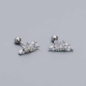 925 Silver Earrings  WT:1.06g  11.2mm  JE5085vhnk-Y05  YHE0583