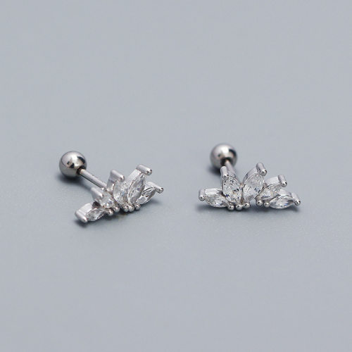 925 Silver Earrings  WT:1.06g  11.2mm  JE5085vhnk-Y05  YHE0583