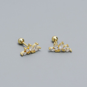 925 Silver Earrings  WT:1.06g  11.2mm  JE5086vhnk-Y05  YHE0583