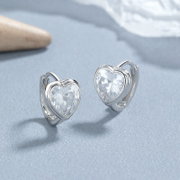 925 Silver Earrings  WT:2.6g  11.2*12mm  JE5091aijo-Y06  A-66-19