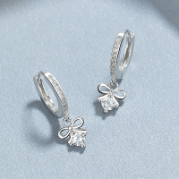 925 Silver Earrings  WT:1.75g  19.3*12mm  JE5118bihm-Y06  A-68-19
