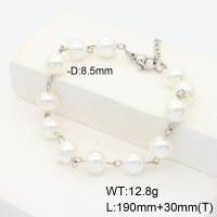 Stainless Steel Bracelet  Shell Beads  6B3000830bhva-908