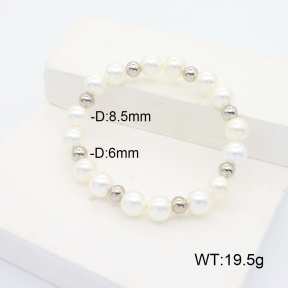 Stainless Steel Bracelet  Shell Beads  6B3000834vbnb-908