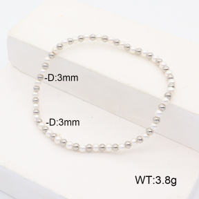 Stainless Steel Bracelet  Shell Beads  6B3000858bbov-908