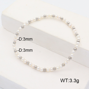Stainless Steel Bracelet  Shell Beads  6B3000860vbnl-908