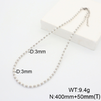 Stainless Steel Necklace  Shell Beads  6N3000921ahpv-908