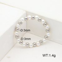 Stainless Steel Ring  Shell Beads  6R3000357aajl-908