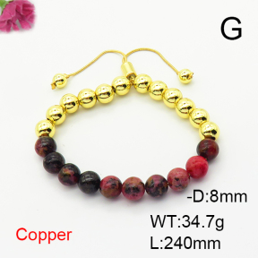 Fashion Copper Bracelet  F6B406085ahjb-G030