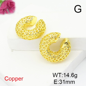 Fashion Copper Earrings  F6E200411bbov-L017