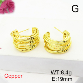 Fashion Copper Earrings  F6E200417vbnb-L017