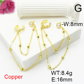 Fashion Copper Earrings  F6E301726bhia-L017