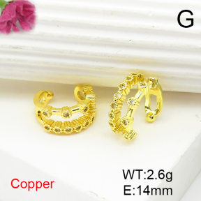 Fashion Copper Earrings  F6E404721ablb-L017