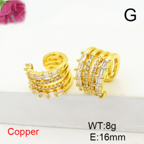 Fashion Copper Earrings  F6E404730bbov-L017