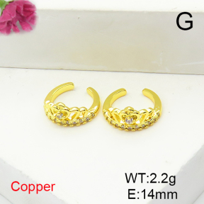 Fashion Copper Earrings  F6E404731ablb-L017