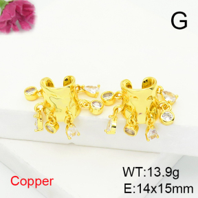Fashion Copper Earrings  F6E404740bhva-L017