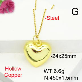 Fashion Copper Necklace  F6N200400ablb-L017
