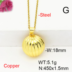 Fashion Copper Necklace  F6N200404avja-L017