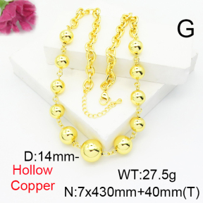 Fashion Copper Necklace  F6N200405bhva-L017