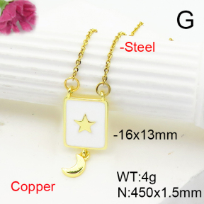 Fashion Copper Necklace  F6N300895avja-L017