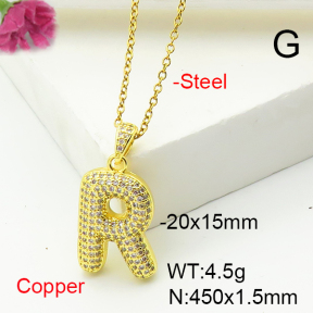 Fashion Copper Necklace  F6N407194vbnl-L017