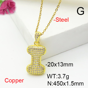 Fashion Copper Necklace  F6N407205vbnl-L017