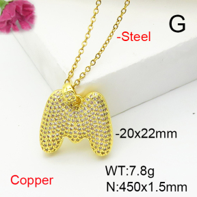 Fashion Copper Necklace  F6N407209vbnl-L017