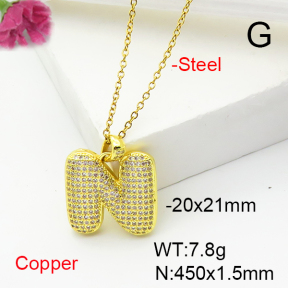 Fashion Copper Necklace  F6N407212vbnl-L017