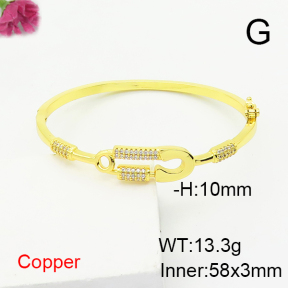 Fashion Copper Bangle  F6N407223vhnv-G030
