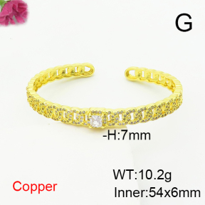 Fashion Copper Bangle  F6N407236aivb-G030