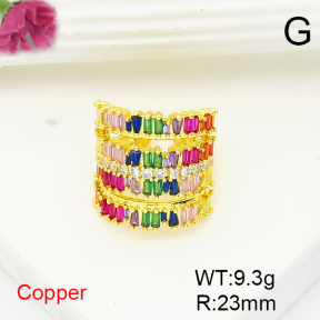 Fashion Copper Ring  F6R401490bhia-L017