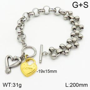 Stainless Steel Bracelet  2B2002226ahlv-656