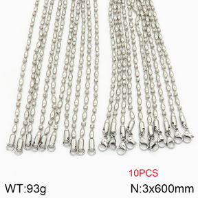 Stainless Steel Necklace  2N2003387bkab-641