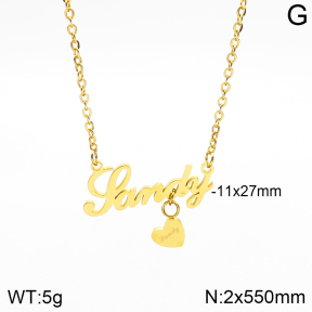 Stainless Steel Necklace  2N2003395vbpb-722