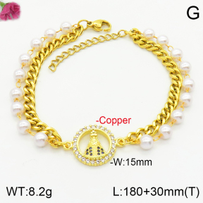 Fashion Copper Bracelet  F2B300517bhia-J119