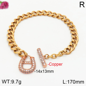 Fashion Copper Bracelet  F2B401506aivb-J107