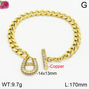 Fashion Copper Bracelet  F2B401507aivb-J107