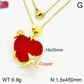 Fashion Copper Necklace  F2N400678ablb-J71