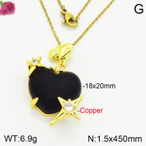 Fashion Copper Necklace  F2N400679ablb-J71