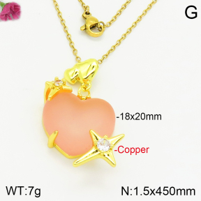 Fashion Copper Necklace  F2N400681ablb-J71