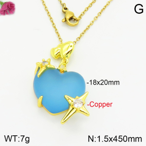 Fashion Copper Necklace  F2N400682ablb-J71