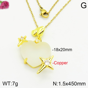 Fashion Copper Necklace  F2N400683ablb-J71