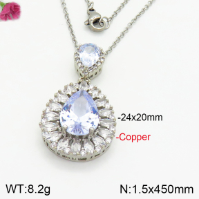 Fashion Copper Necklace  F2N400687vbll-J71
