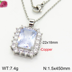 Fashion Copper Necklace  F2N400689vbll-J71