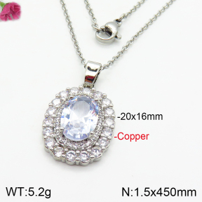 Fashion Copper Necklace  F2N400693vbll-J71