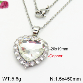 Fashion Copper Necklace  F2N400694vbll-J71